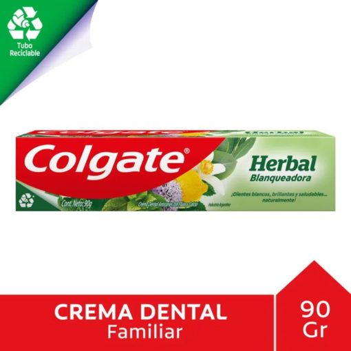 Crema Dental Colgate Herbal Blanqueadora X 90 Gr - Imagen 2