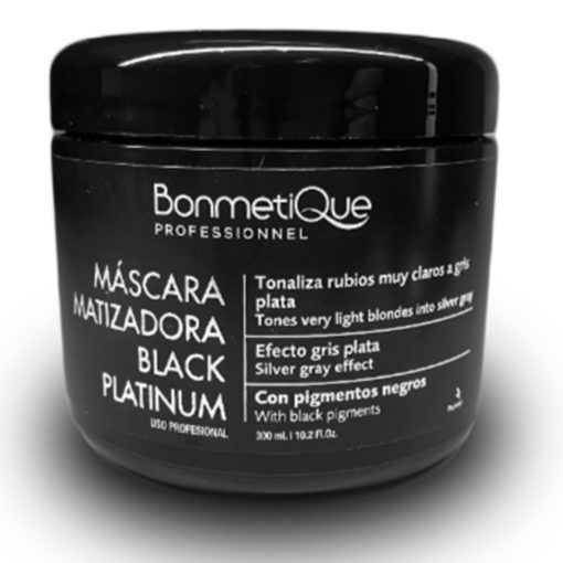 Mascara Capilar Bonmetique Black Platinium  X 300 Ml