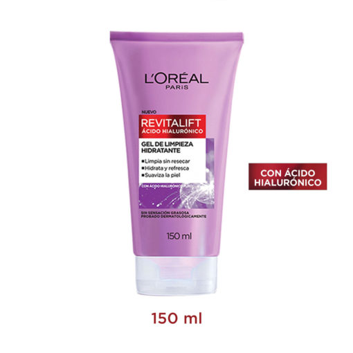 Gel de limpieza L'Oreal París Revitalift Ácido Hialurónico X 150 Ml - Imagen 2
