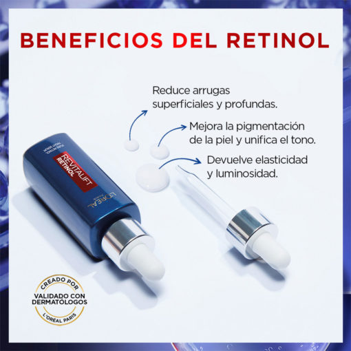 Serum de noche Loreal Revitalif Retinol X 30 Ml - Imagen 4