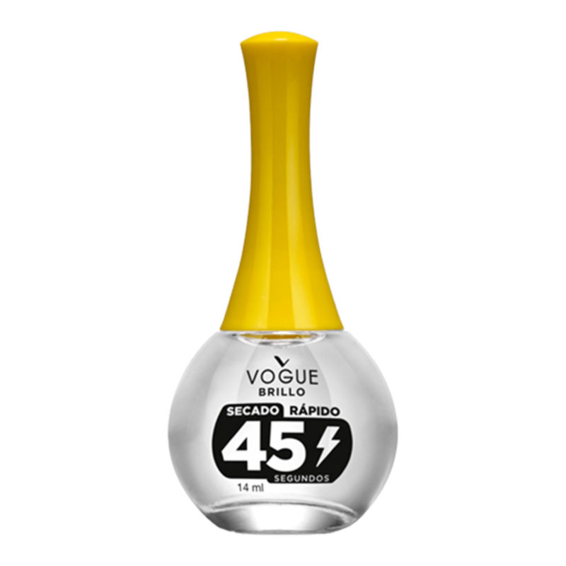 Esmalte Vogue  Brillo Secado Rápido 45 Segundos X 14 Ml