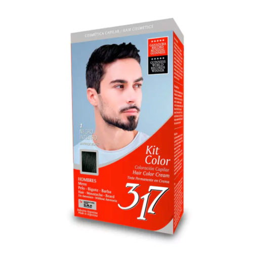 Tintura Permanente en Kit 317 Hombre 1 Negro Intenso X 1 U - Imagen 2