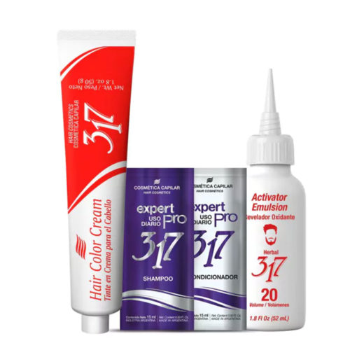 Tintura Permanente en Kit 317 Hombre 1 Negro Intenso X 1 U - Imagen 3
