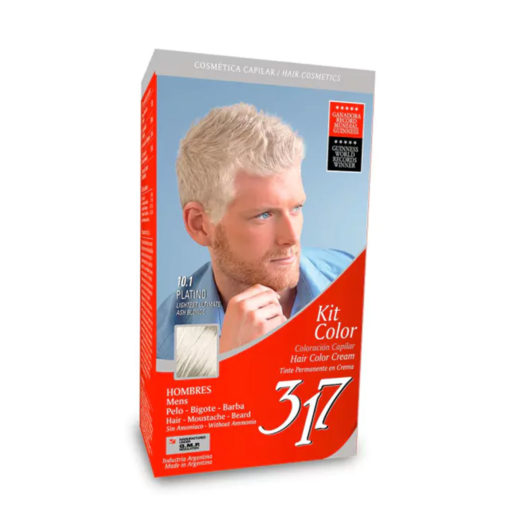 Tintura Permanente en Kit 317 Hombre 10.1 Platino X 1 U