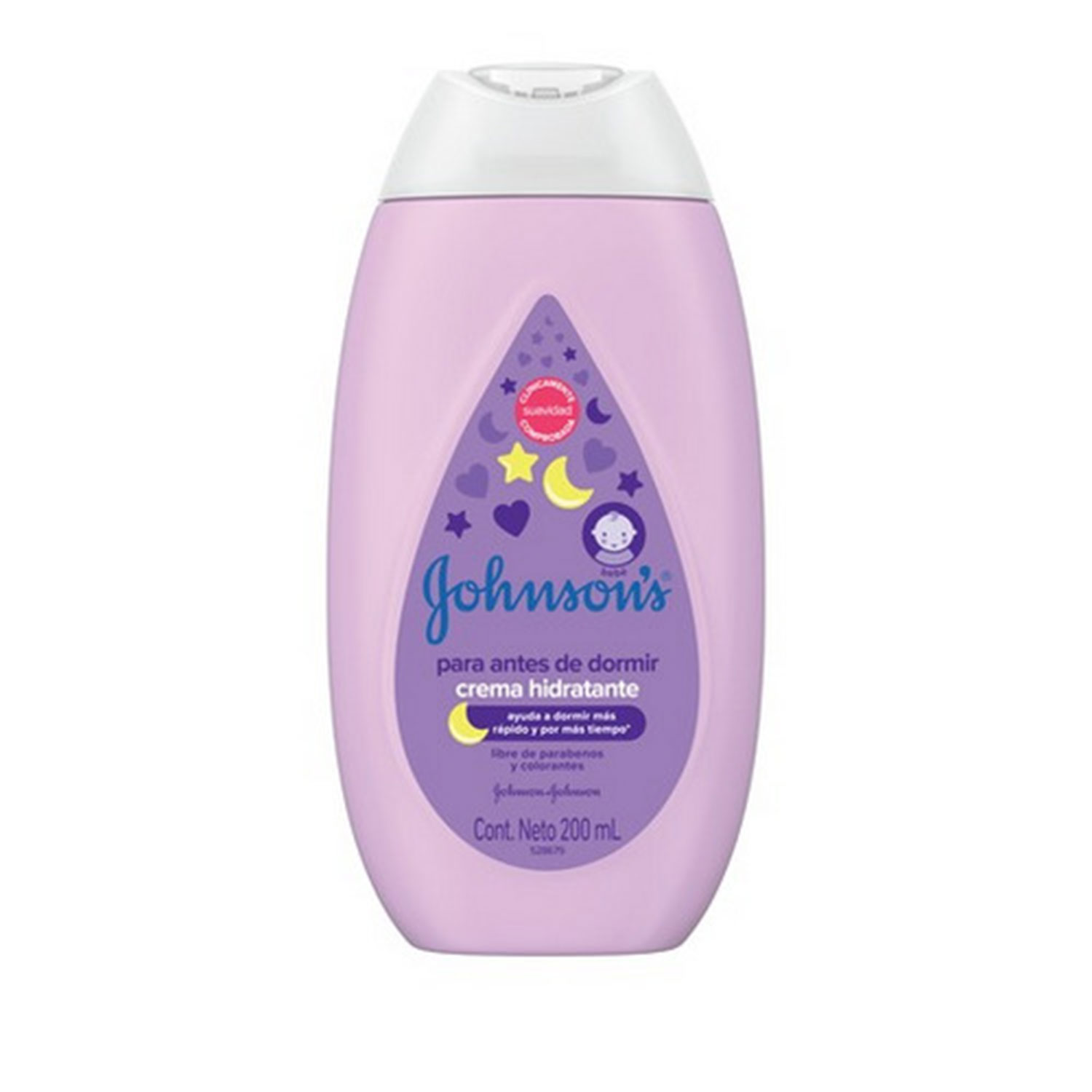 Crema Corporal Johnson Baby Antes de Dormir X 200 Ml