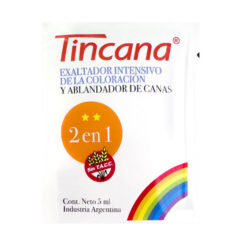 Tratamiento Capilar Tincana Tan Natural Exaltador Intensivo Ablandador de Canas X 60 U