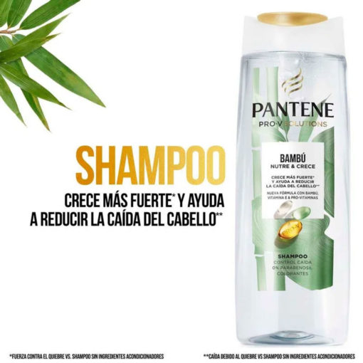 Shampoo Pantene Pro V Essentials Bambú X 400 Ml - Imagen 3