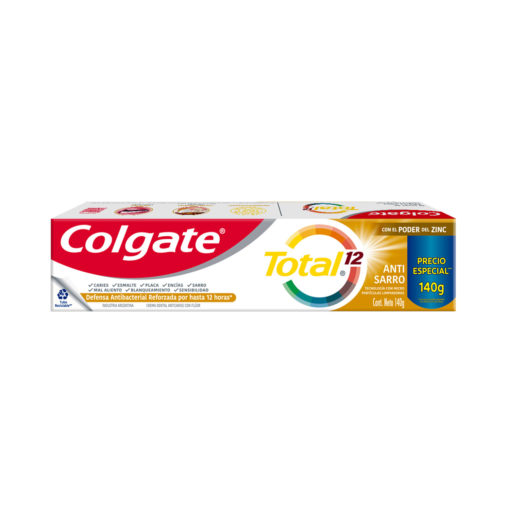 Crema Dental Colgate Total 12 Anti Sarro X 140 Gr