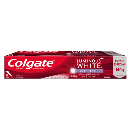 Crema Dental Colgate Luminous White Brilliant X 140 Gr - Imagen 3