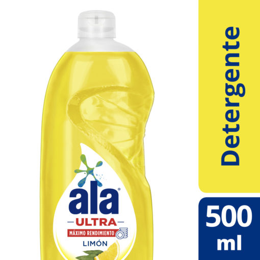 Detergente Ala Ultra Limón X 500 Ml - Imagen 3