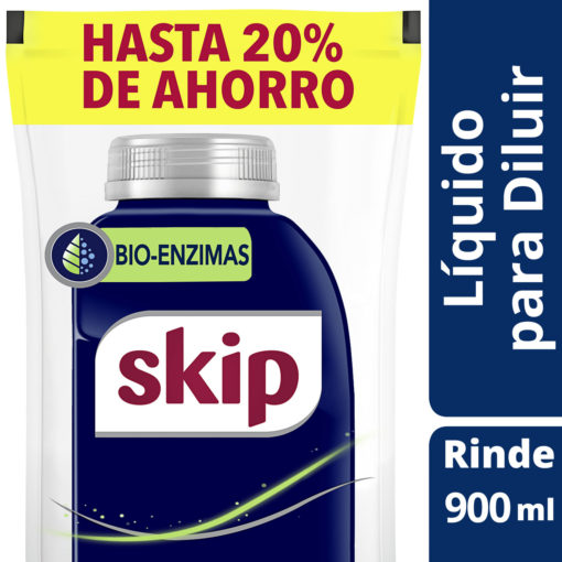 Jabón Líquido para Ropa Skip Para Diluír Con Bioenzimas X 150 Ml - Imagen 3
