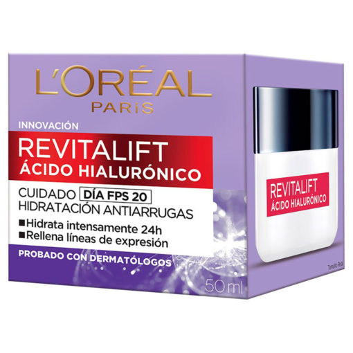 Gel Crema Facial L'Oreal París Revitalift Ácido Hialurónico X 50 Ml