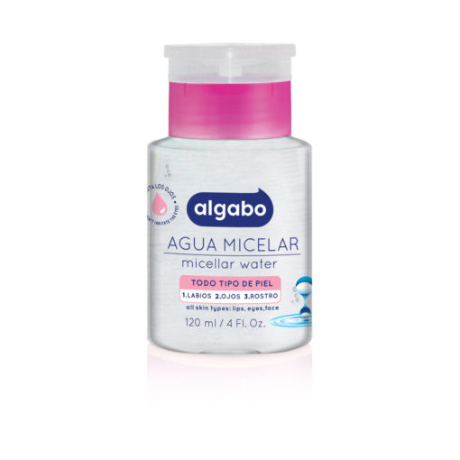 Agua MIcelar Algabo Todo tipo de piel  X 120 Ml