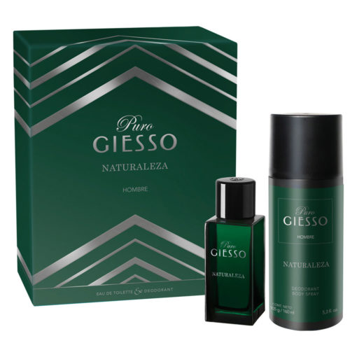 Estuche Perfume Desodorante Giesso Puro Naturaleza X 1 U