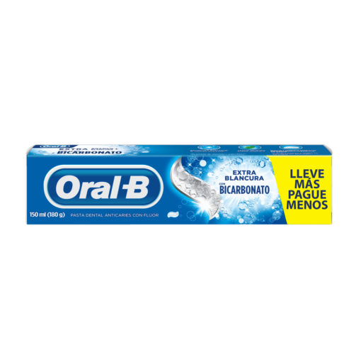 Pasta Dental Oral B Extra Blanco Bicarbonato X 180 Gr - Imagen 2
