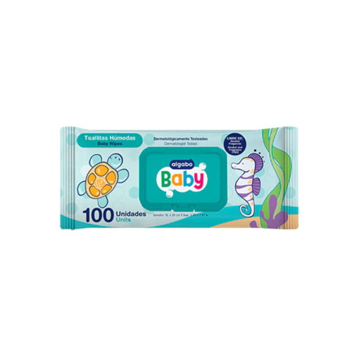 Toallitas Húmedas Algabo Baby  X 100 U