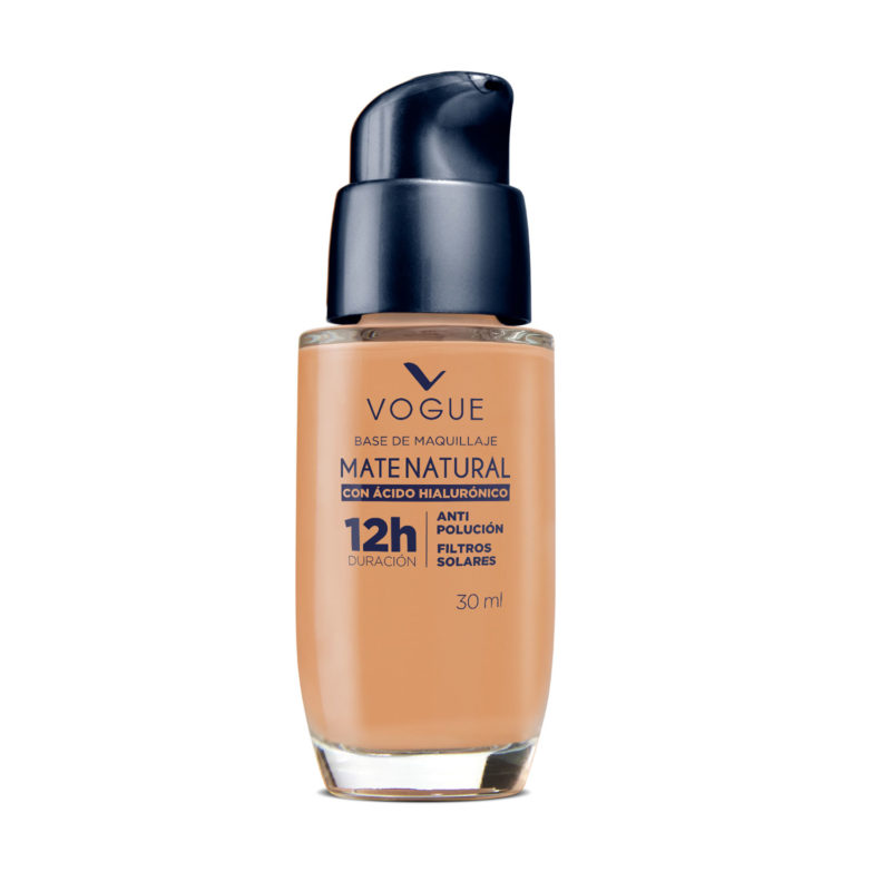Base Líquida Vogue Mate Natural Bronce X 30 Ml