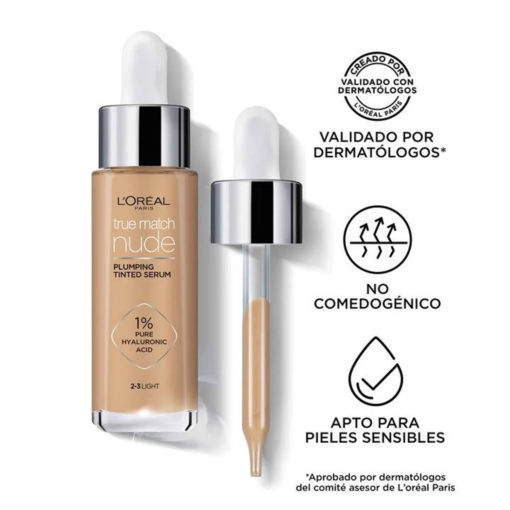 Base Serum Loreal True Match 2-mar. X 30 Ml - Imagen 3
