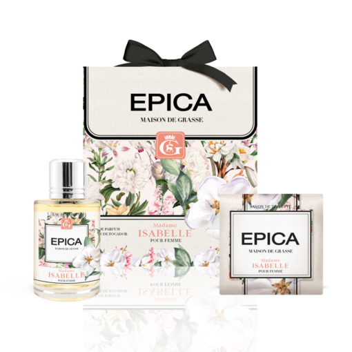Set Regalo Perfume Jabón de Tocador Epica  Isabelle X 1 U