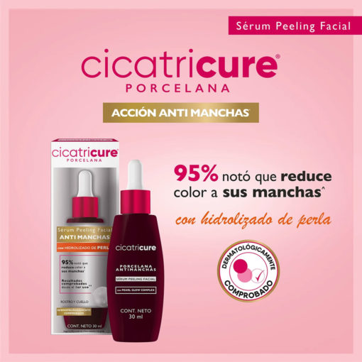 Serum Peeling Facial Cicatricure  Porcelana Anti Manchas X 30 Ml - Imagen 4