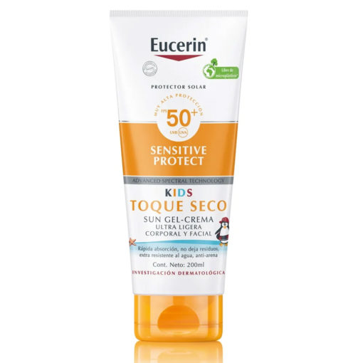 Protector Solar Eucerin Kids Toque Seco FPS 50 X 200 Ml