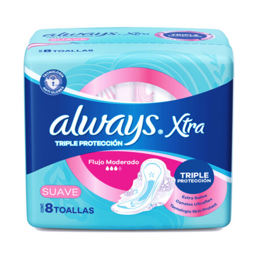 Toallitas Femeninas Always Xtra Suave X 16 U