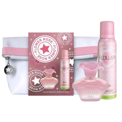 Neceser Perfume Desodorante Flower Rosé   X 1 U