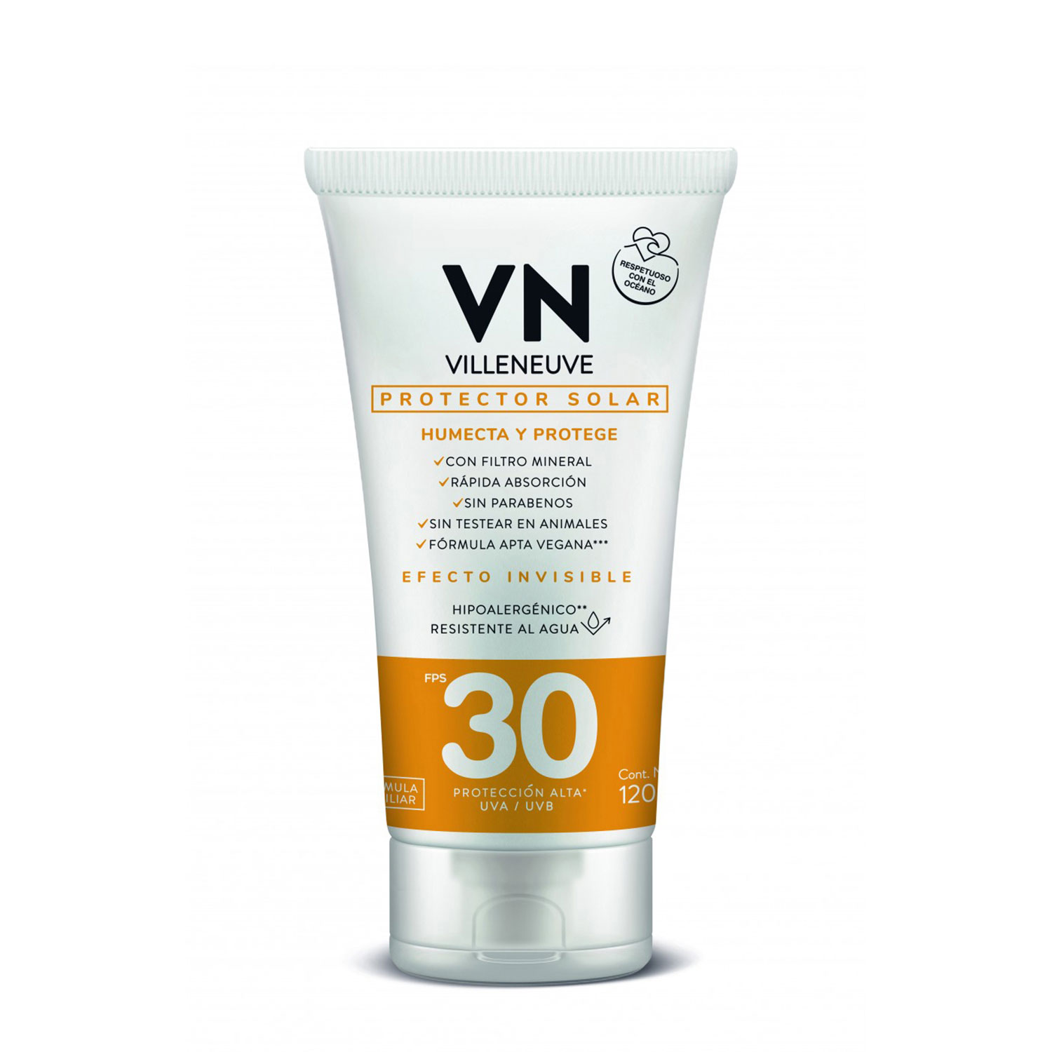 Protector solar villeneuve fps 30 x 50 ml casa florian