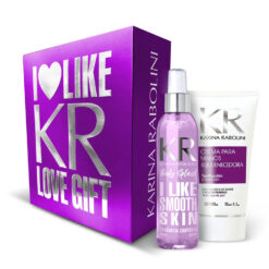Set Body Splash + Crema Manos Karina Rabolini  Violet Smooth Skin X 1 U