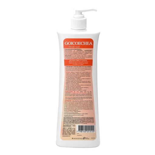 Crema Corporal Goicoechea  Anti-Celulitis X 400 Ml - Imagen 2