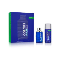 Set Perfume + Desodorante Benetton Colors Blue X 1 U