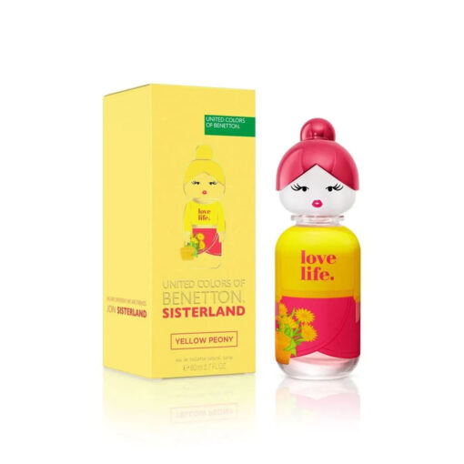 Perfume Benetton Sisterland Yellow Peony X 80 Ml