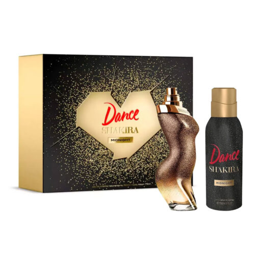Set Perfume + Desodorante Shakira Dance Midnight X 1 U