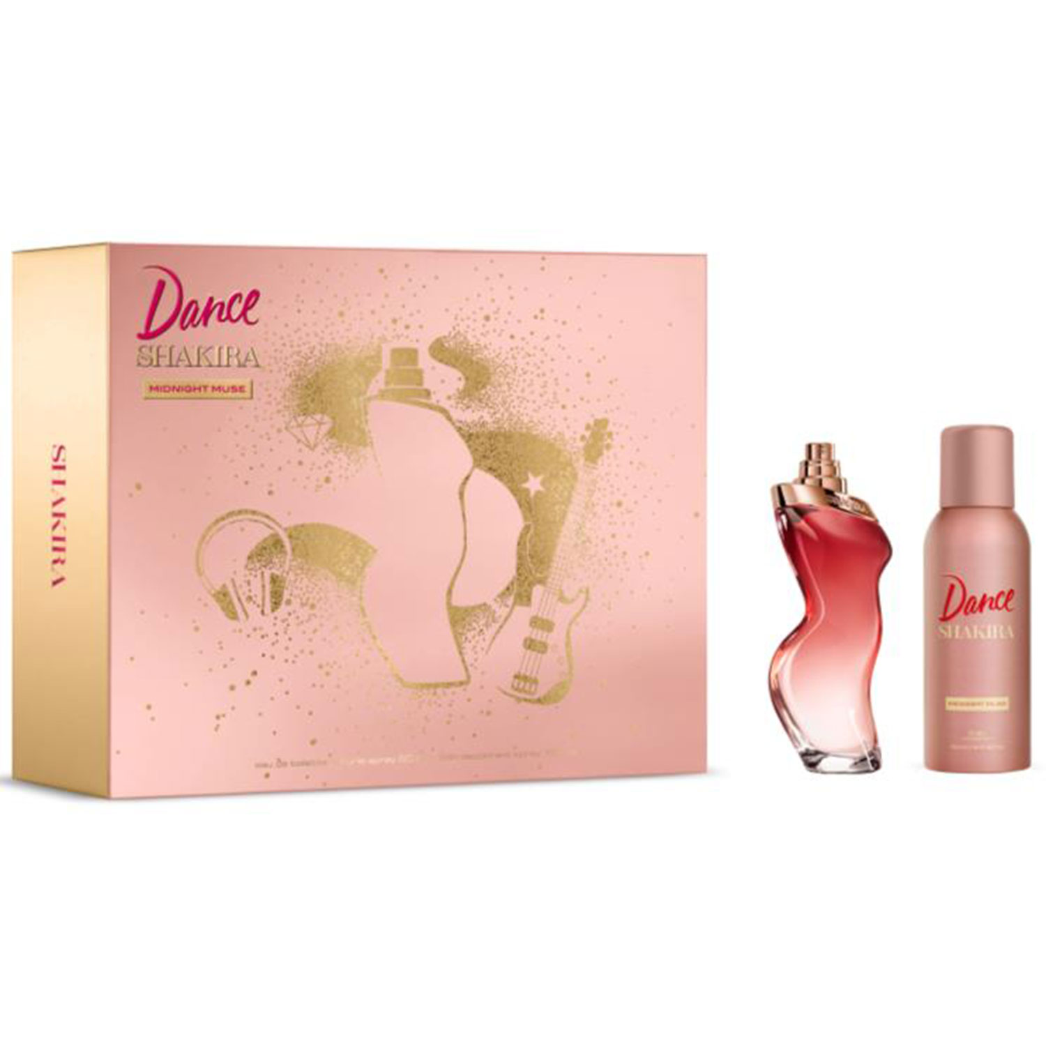 Set Perfume + Desodorante Shakira Dance Midnight Muse X 1 U