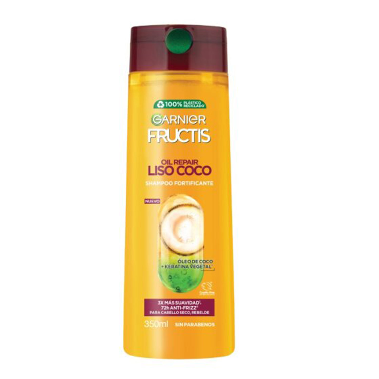 Shampoo Fructis Oil Repair Liso Coco X 350 Ml