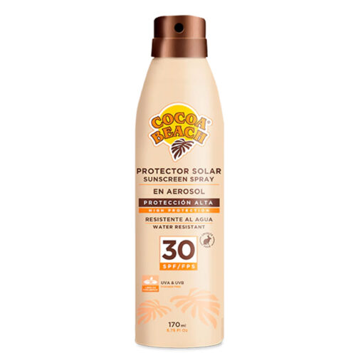 Protector Solar en Aerosol Cocoa Beach  Invisible FPS30 X 170 Ml