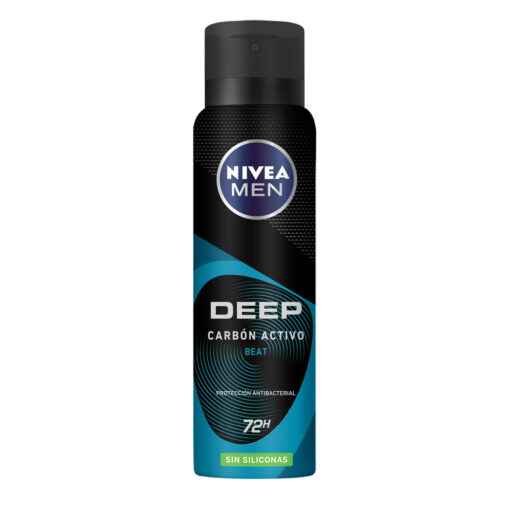 Desodorante Nivea Deep Carbón Activo Beat X 150 Ml