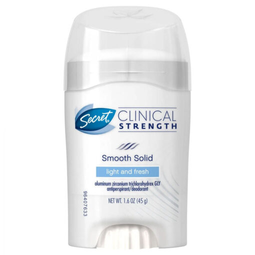 Antitranspirante en Barra Secret Clinical Strength Light & Fresh X 45 Gr