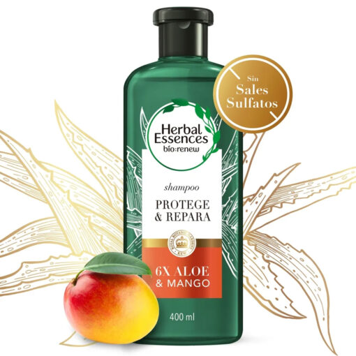 Shampoo Herbal Essence Bio Renew Aloe & Mango X 250 Ml - Imagen 2