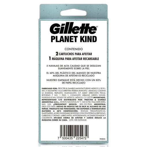 Máquina de Afeitar Gillette Planet Kind  X 1 U - Imagen 2