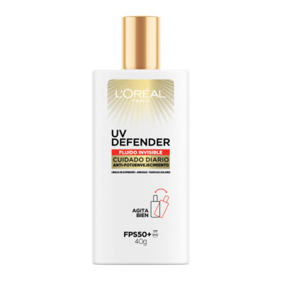 Protector Solar Facial L'Oreal París UV Defender FPS 50+ X 40 Gr