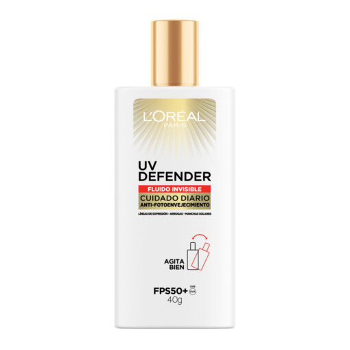 Protector Solar Facial L'Oreal París UV Defender FPS 50+ X 40 Gr
