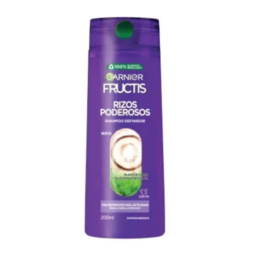 Shampoo Garnier Fructis  Rizos Poderosos X 200 Ml