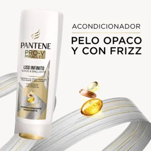 Acondicionador Pantene Pro-V Miracles Liso Infinito X 400 Ml - Imagen 3