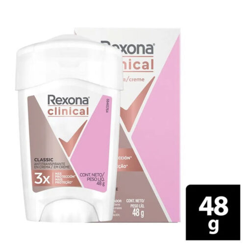 Antitranspirante en Crema Rexona Clinical  X 48 Gr - Imagen 2
