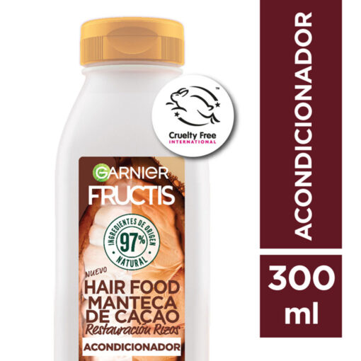 Acondicionador Garnier Fructis Hair Food Manteca de Cacao X 300 Ml - Imagen 2