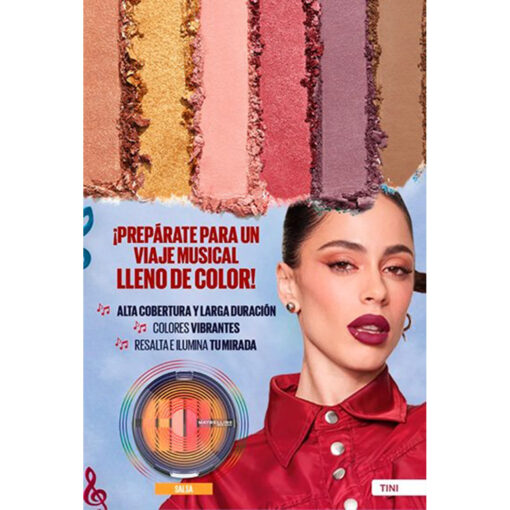 Paleta de Sombras Maybelline Music Collection Salsa X 1 U - Imagen 3