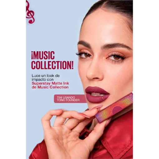 Labial Liquido Maybelline Super Stay Matte Ink Music Collection Lover X 5 Ml - Imagen 3