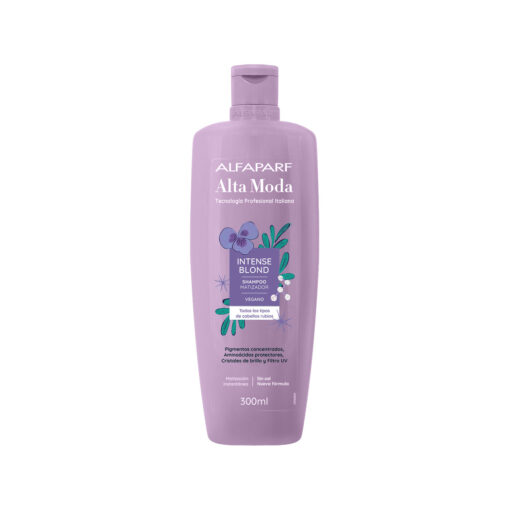 Shampoo Alta Moda Intense Blond Desamarillador X 300 Ml