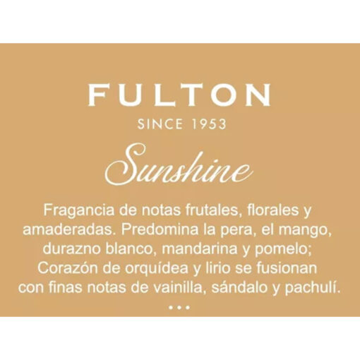 Body Splash Fulton  Sunshine X 200 Ml - Imagen 2